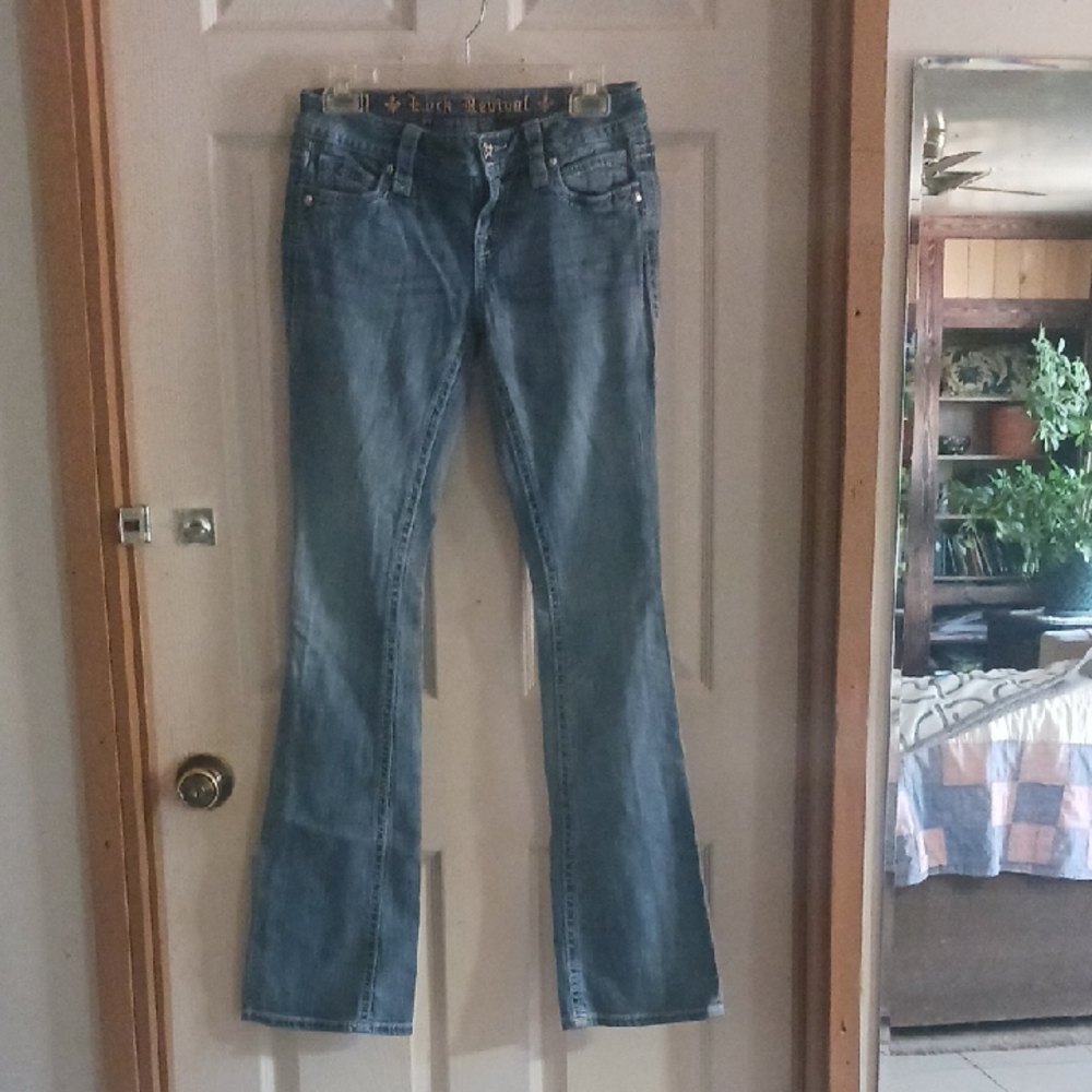 Rock Revival Blue Flare Denim Jeans